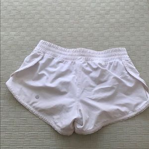 White Lululemon Shorts